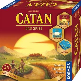 Catan: 25 Jahre Jubiläums-Edition box art