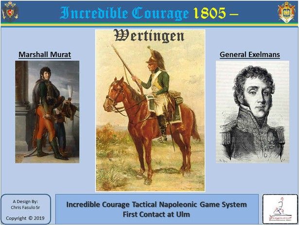 Incredible Courage 1805, Wertingen box art
