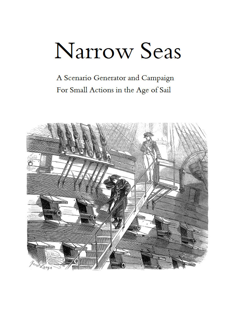 Narrow Seas: A Scenario Generator and Campaign for Small Actions in the Age of Sail box art