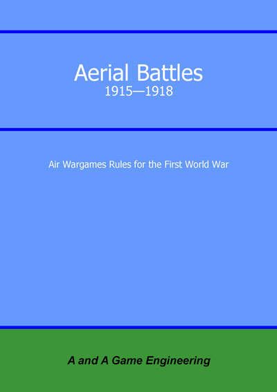 Coperta Aerial Battles 1915-1918: Air Wargame Rules for the First World War