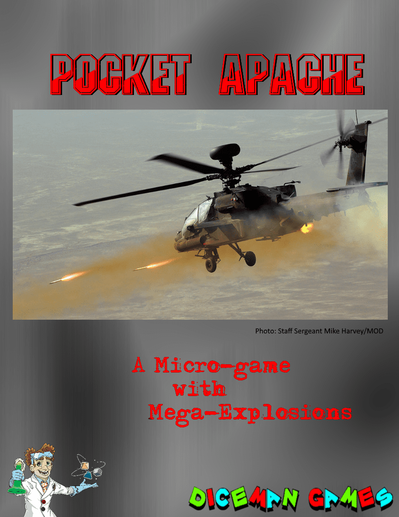 Pocket Apache: A Micro-game with Mega-Explosions box art