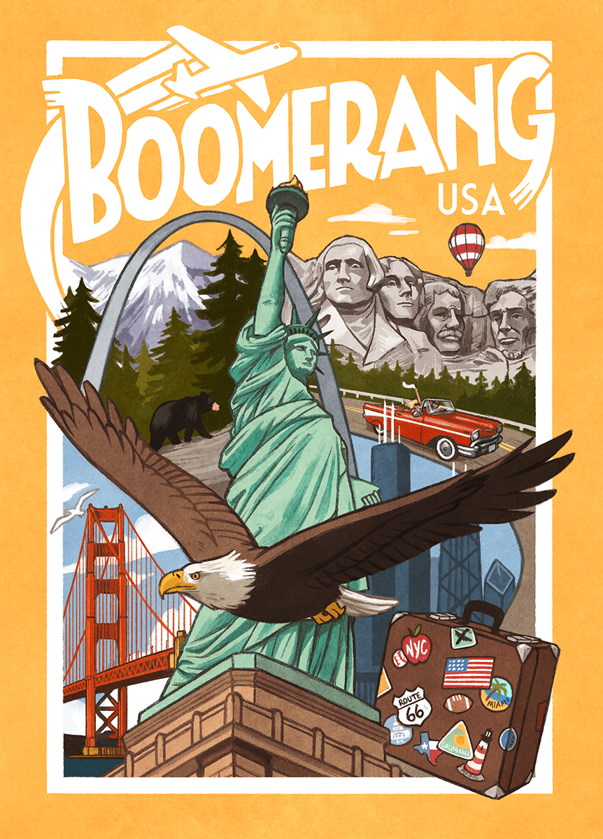 Boomerang: USA doboz