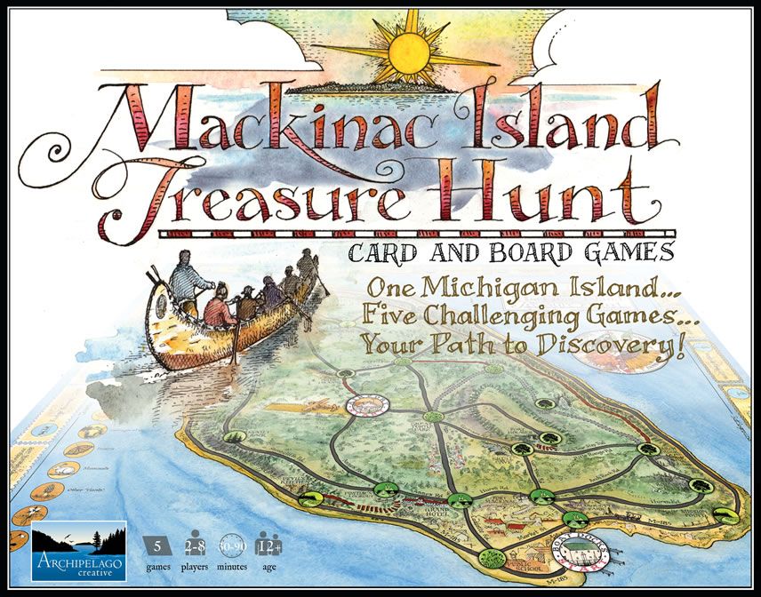 Mackinac Island Treasure Hunt: Card and Board Games box art
