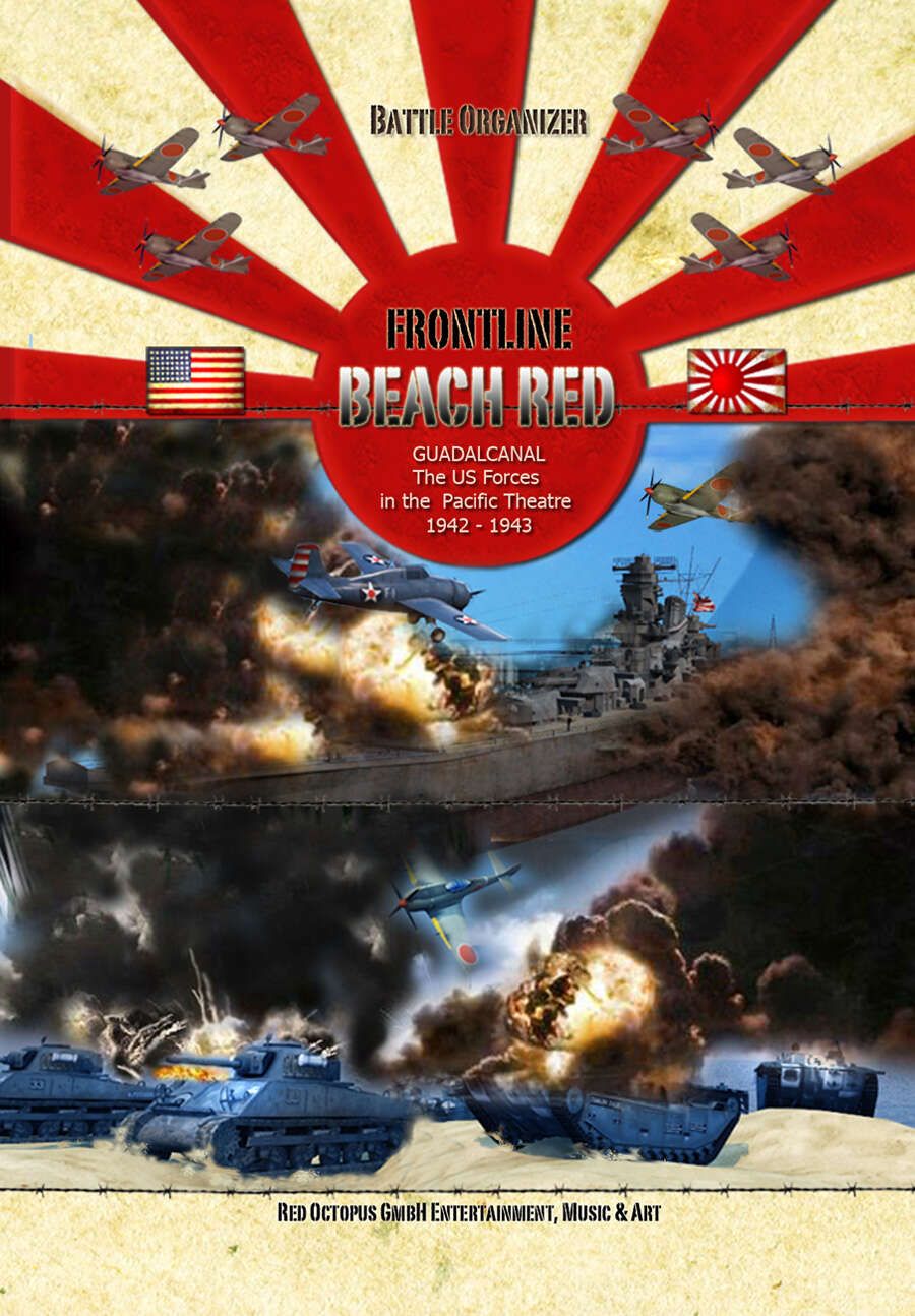 Frontline: Beach Red – Guadalcanal: The US Forces in the Pacific Theatre 1942-1943 box art