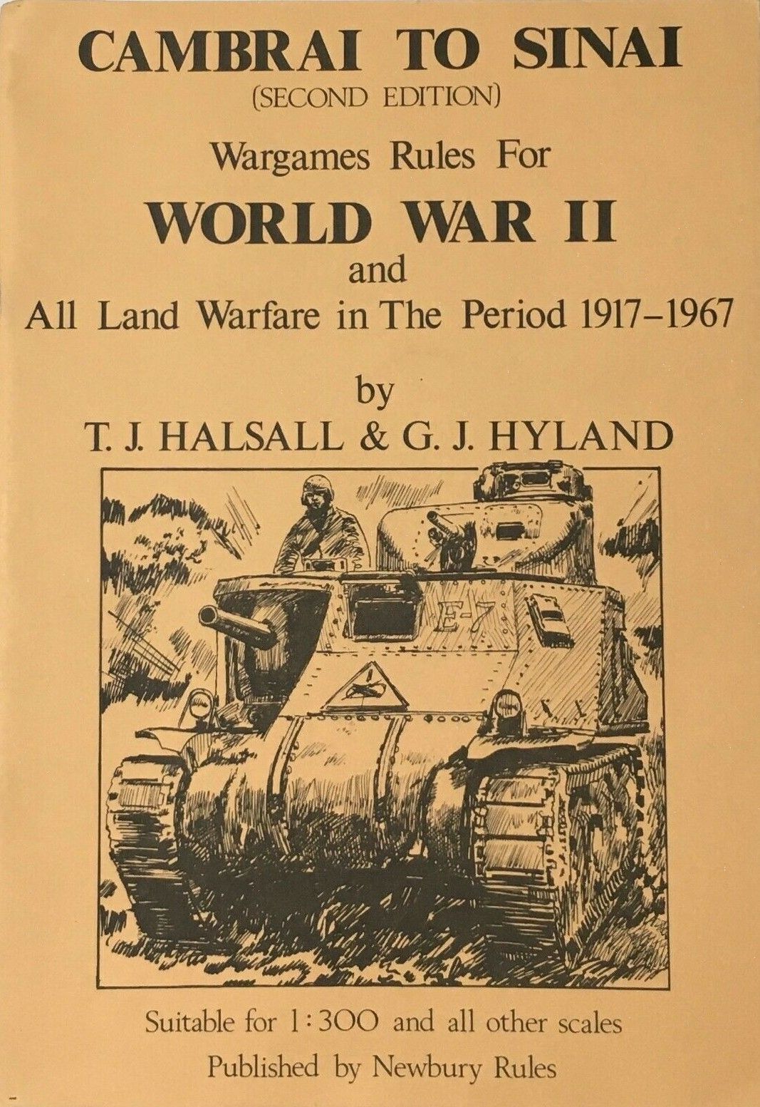 Coperta Cambrai to Sinai: Wargame Rules for WWII and all Land Warfare in the Period 1917-1967