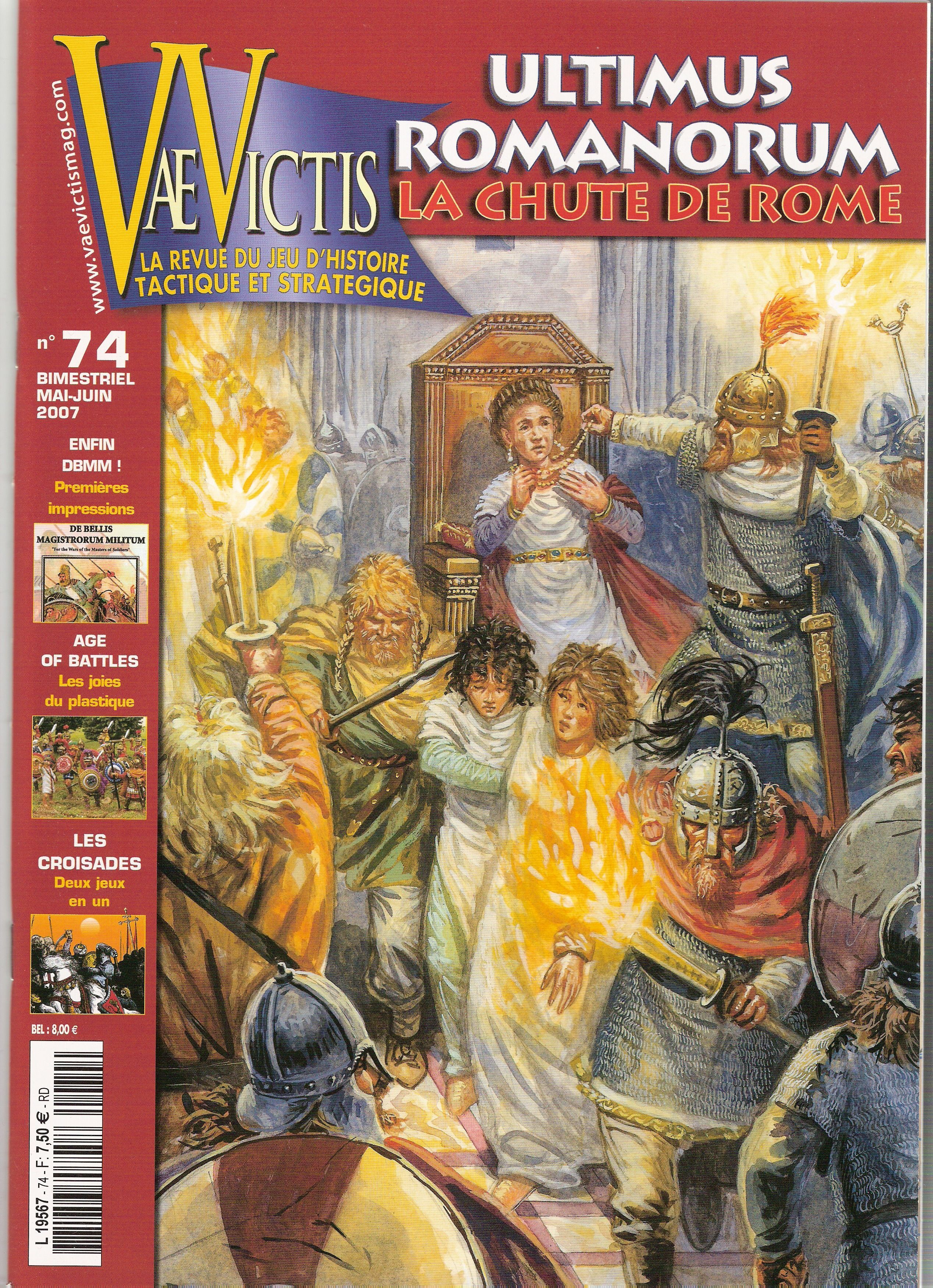 Coperta Ultimus Romanorum: La Chute de Rome