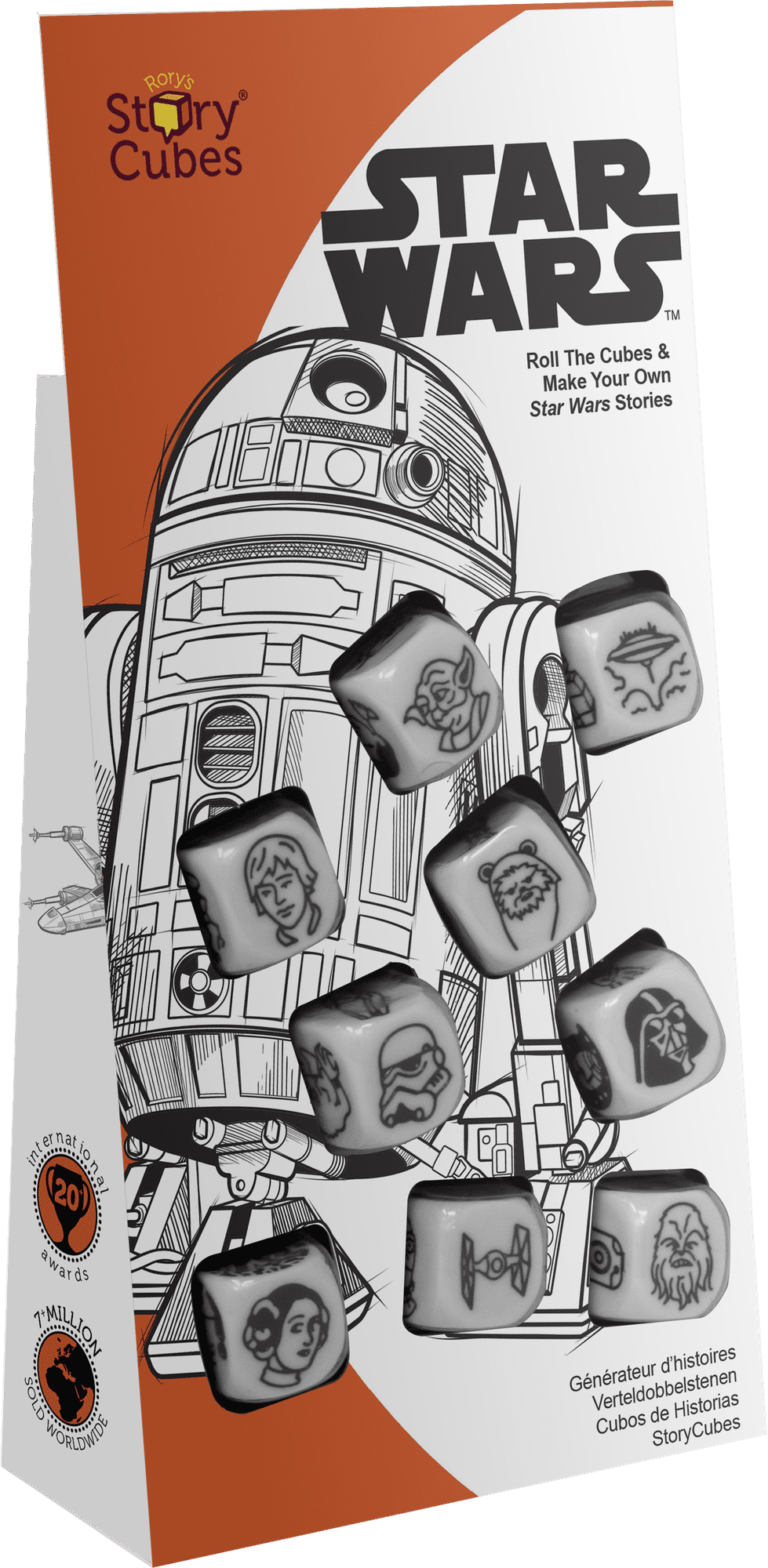 Rory's Story Cubes: Star Wars box art