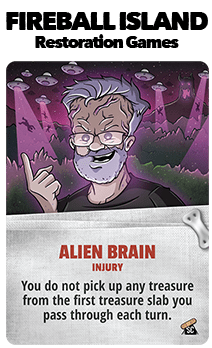 Coperta Fireball Island: The Curse of Vul-Kar – Alien Brain Promo Card
