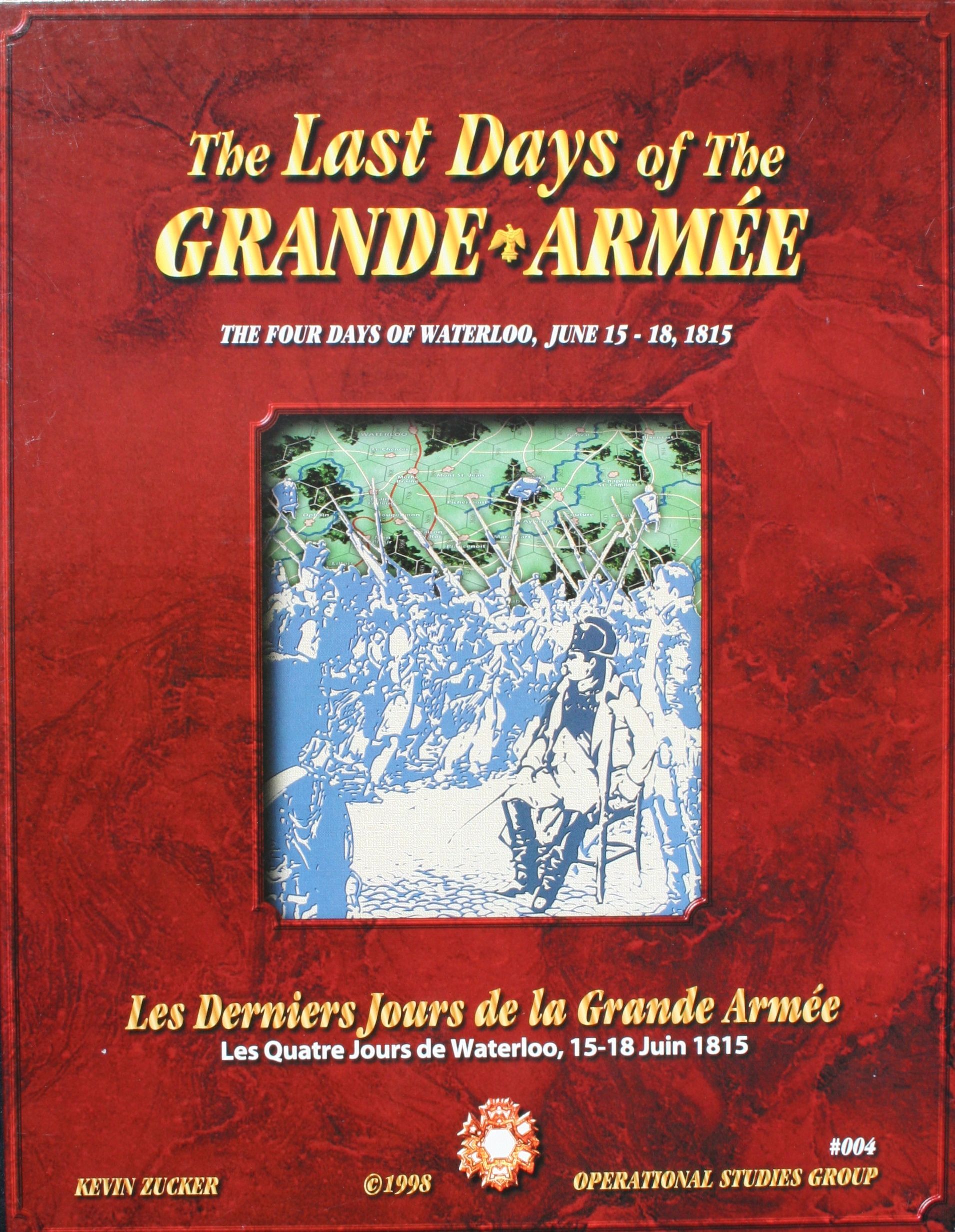 The Last Days of the Grande Armee: The Four Days of Waterloo box art