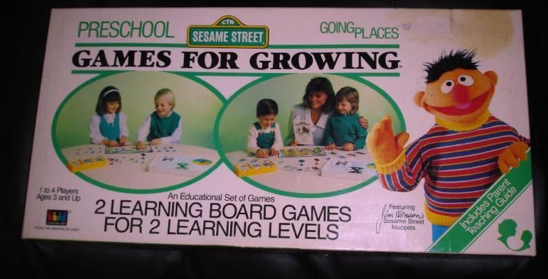 Sesame Street PreSchool Games for Growing: Going Places box art