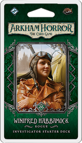 Arkham Horror: The Card Game – Winifred Habbamock: Investigator Starter Deck box art