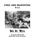 Fire and Maneuver: v4.1 – Into the Abyss: The Invasion of Poland, 1939 – Platoon Orders, Vehicles, and Scenarios