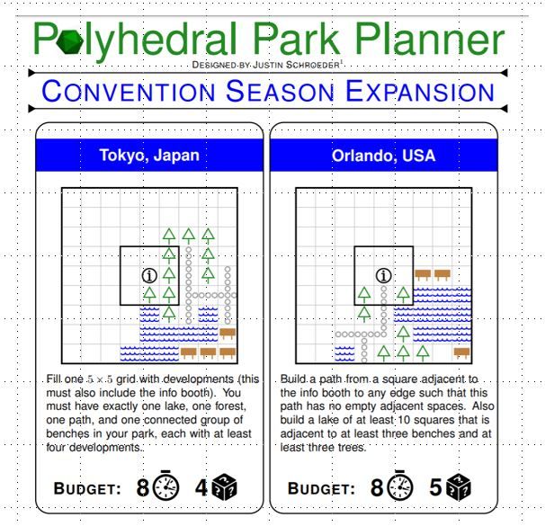 Polyhedral Park Planner: Convention Season doboz