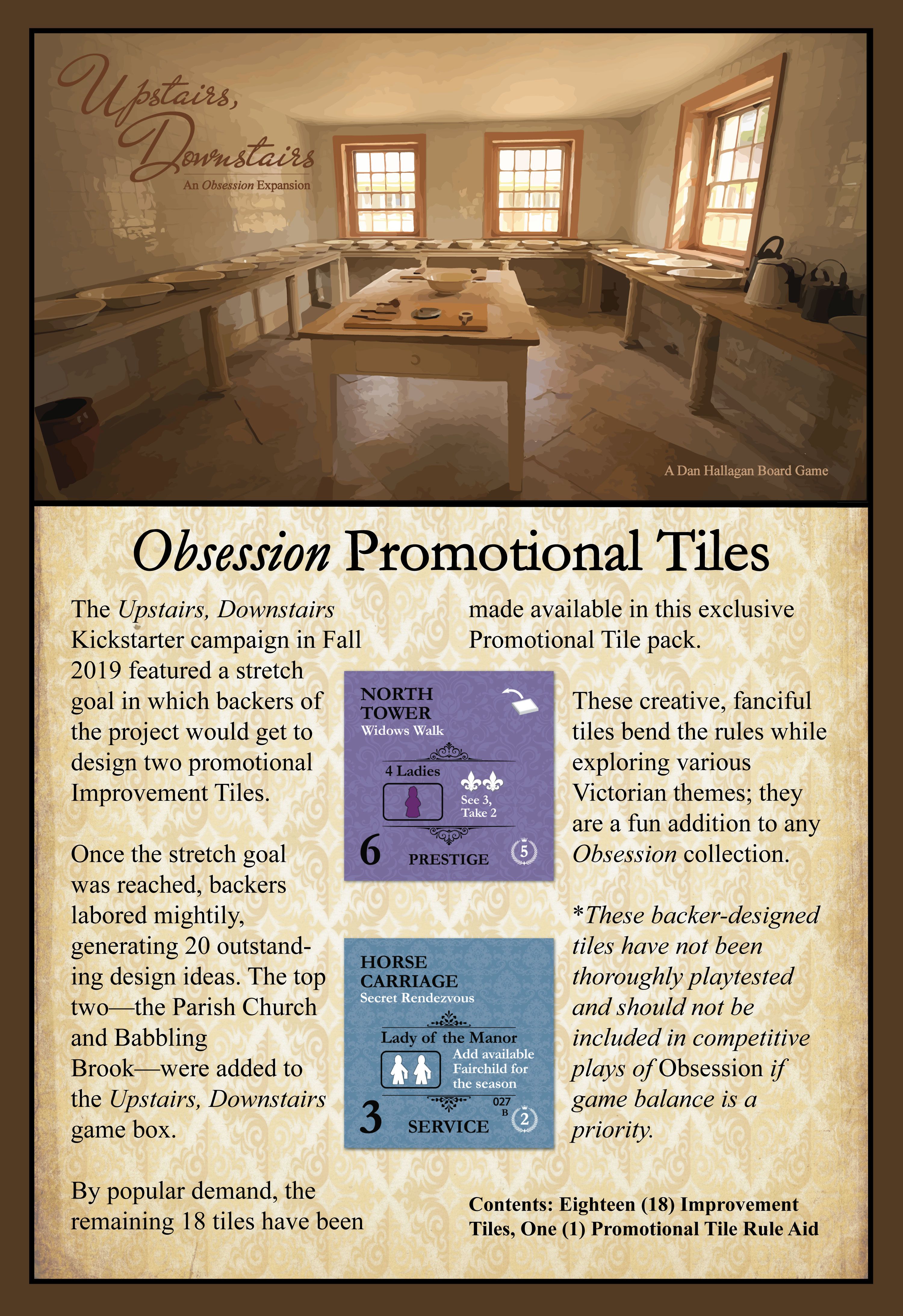 Obsession: Promotional Tiles box art