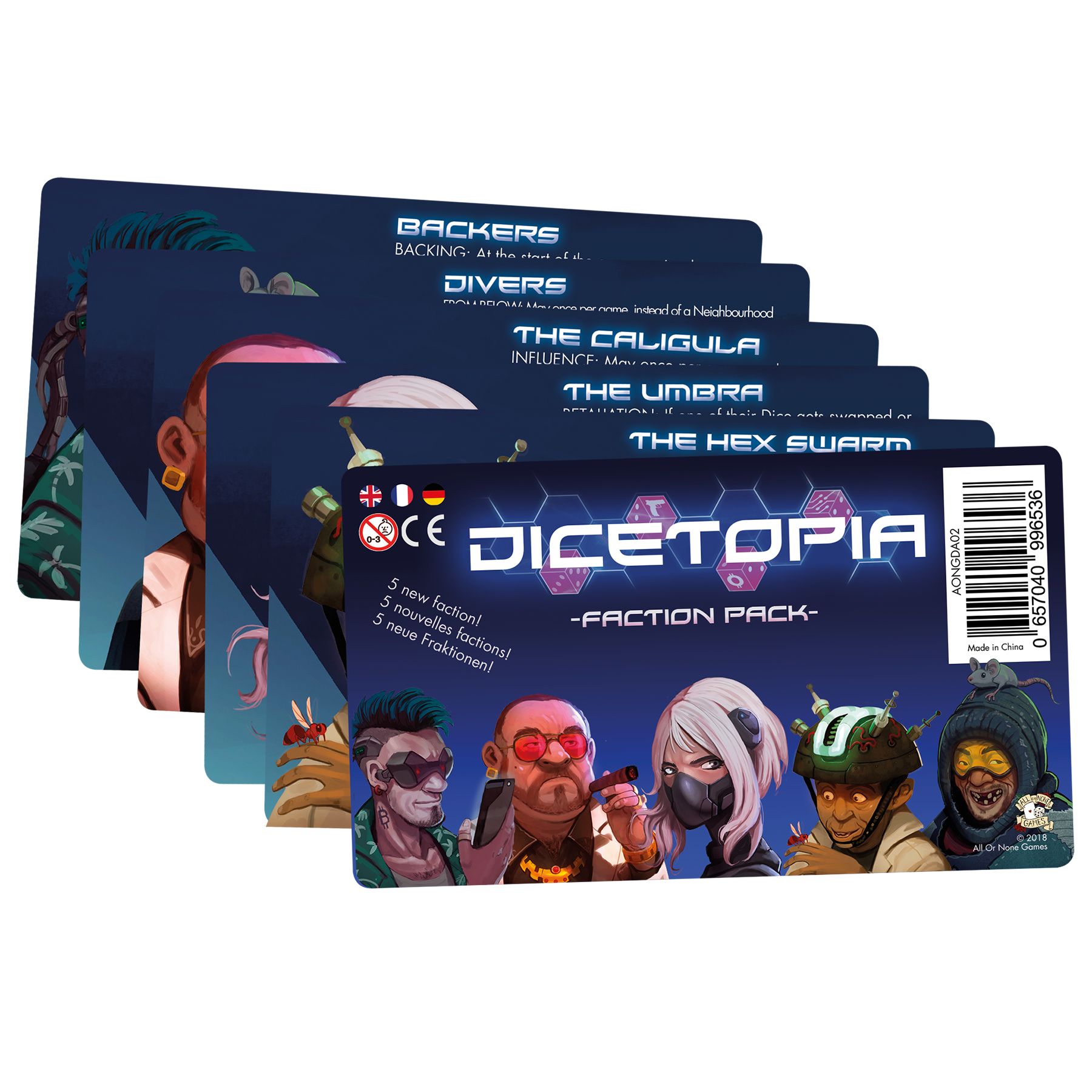 Dicetopia: Faction Pack doboz