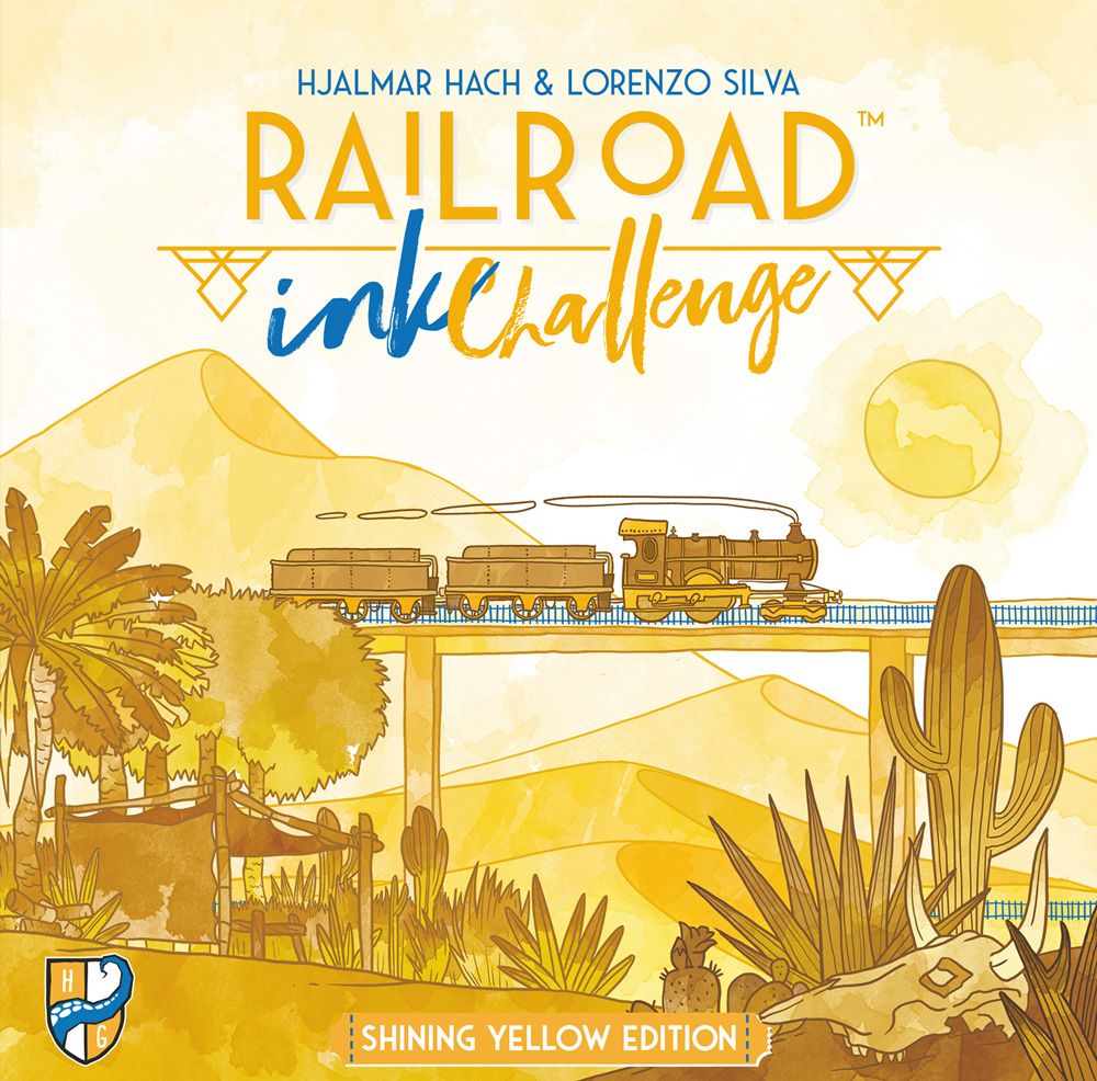 Coperta Railroad Ink Challenge: Shining Yellow Edition