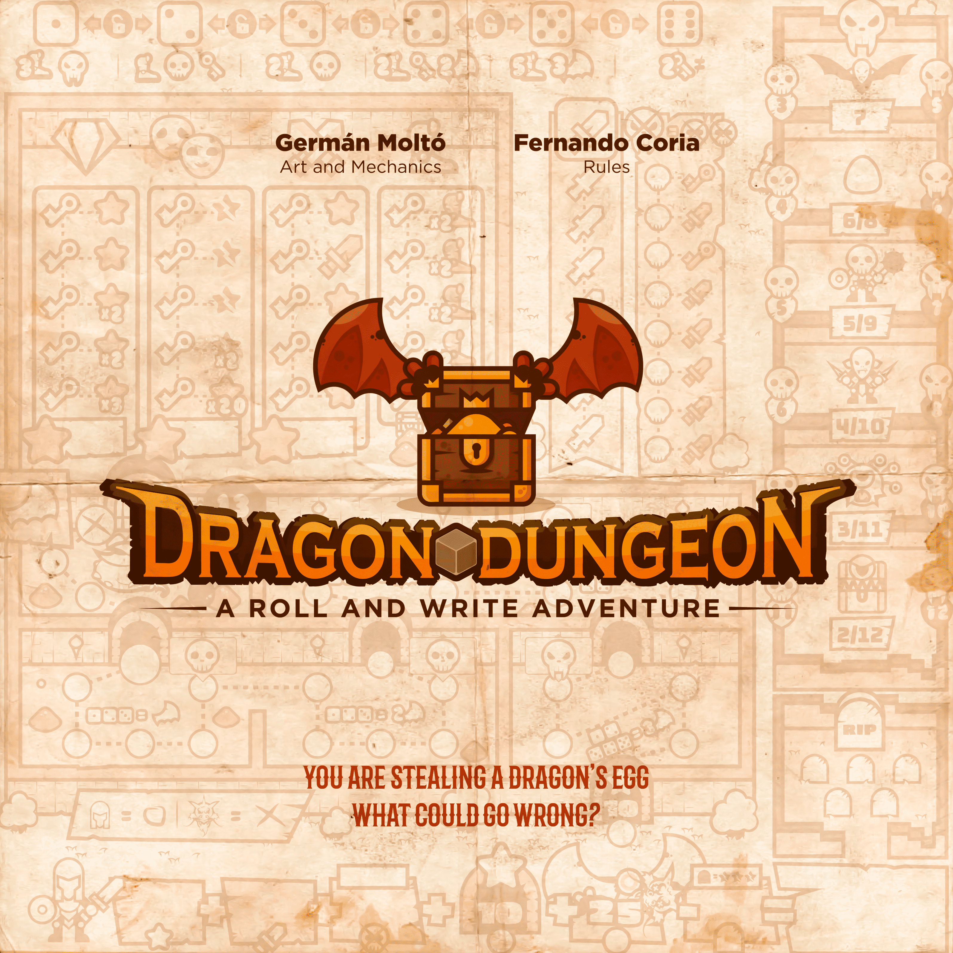 Dragon Dungeon: A roll and write adventure doboz