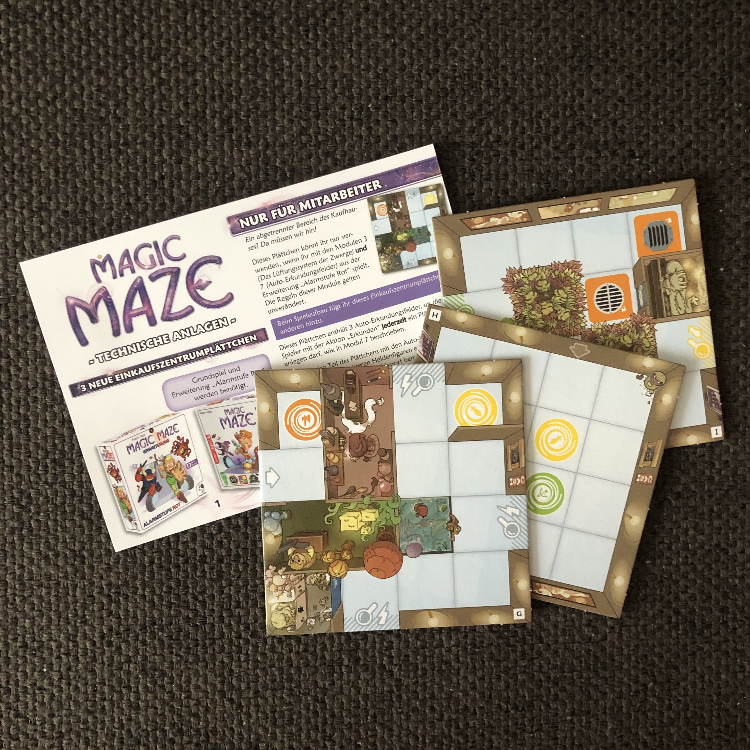 Magic Maze: Technische Anlagen box art