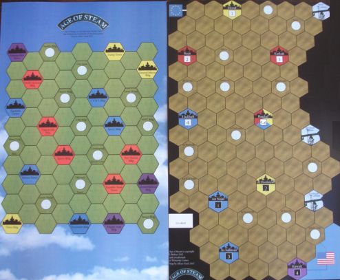 Age of Steam Expansion: War in Iraq & New York Subway box art