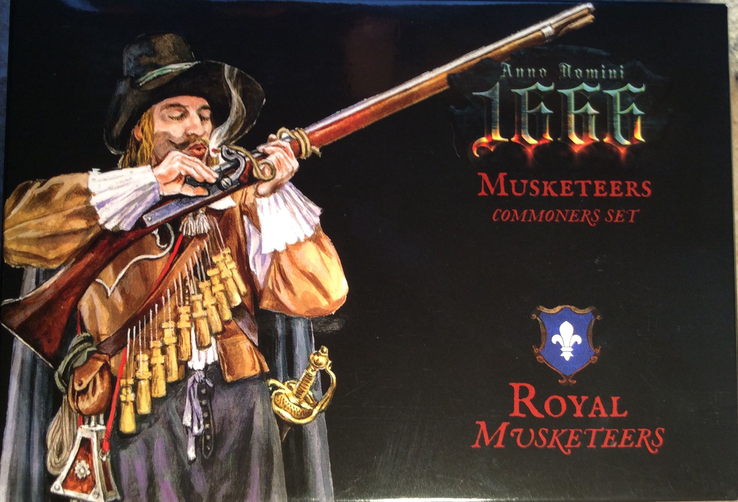 Anno Domini 1666: Royal Musketeers – Musketeers Commoners Set doboz