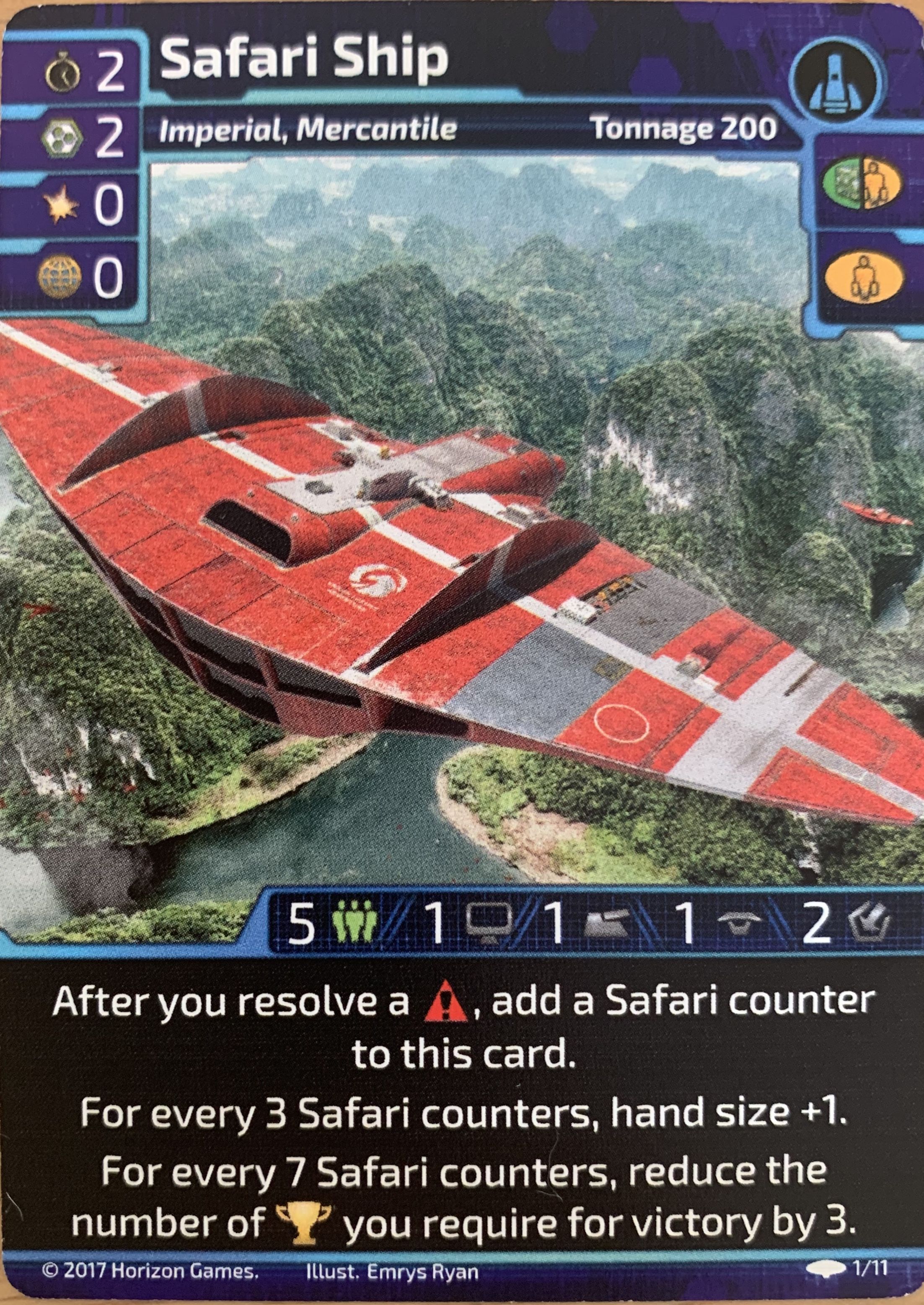 Traveller Customizable Card Game: Safari Ship box art