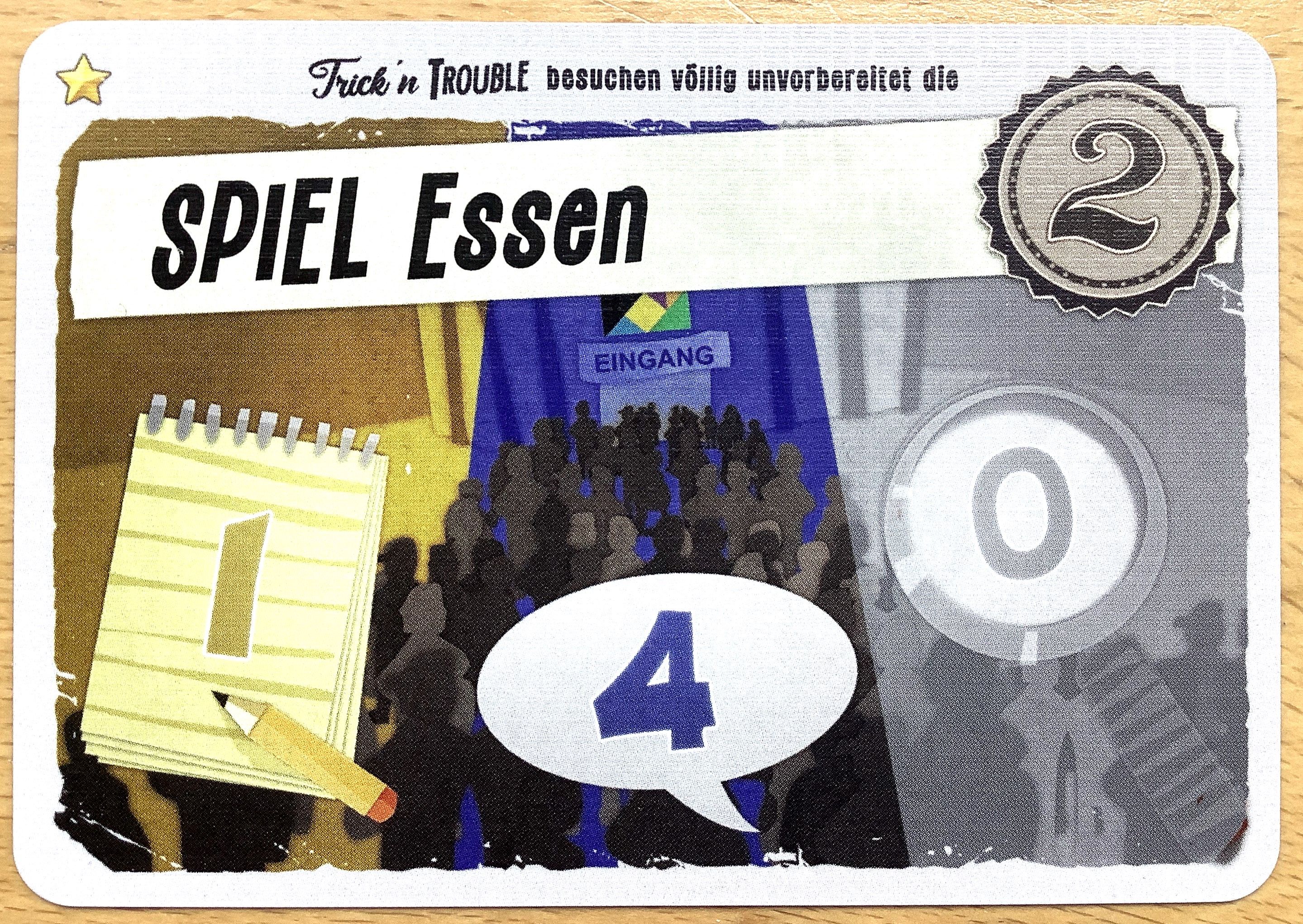 Trick‘n Trouble: SPIEL Essen promo card doboz