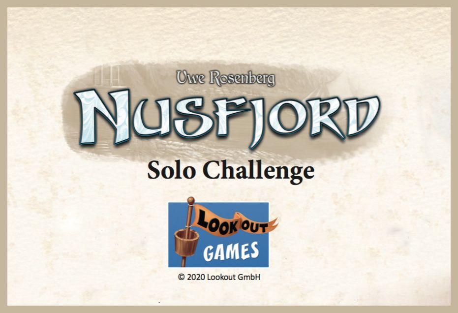 Nusfjord: Solo Challenge doboz