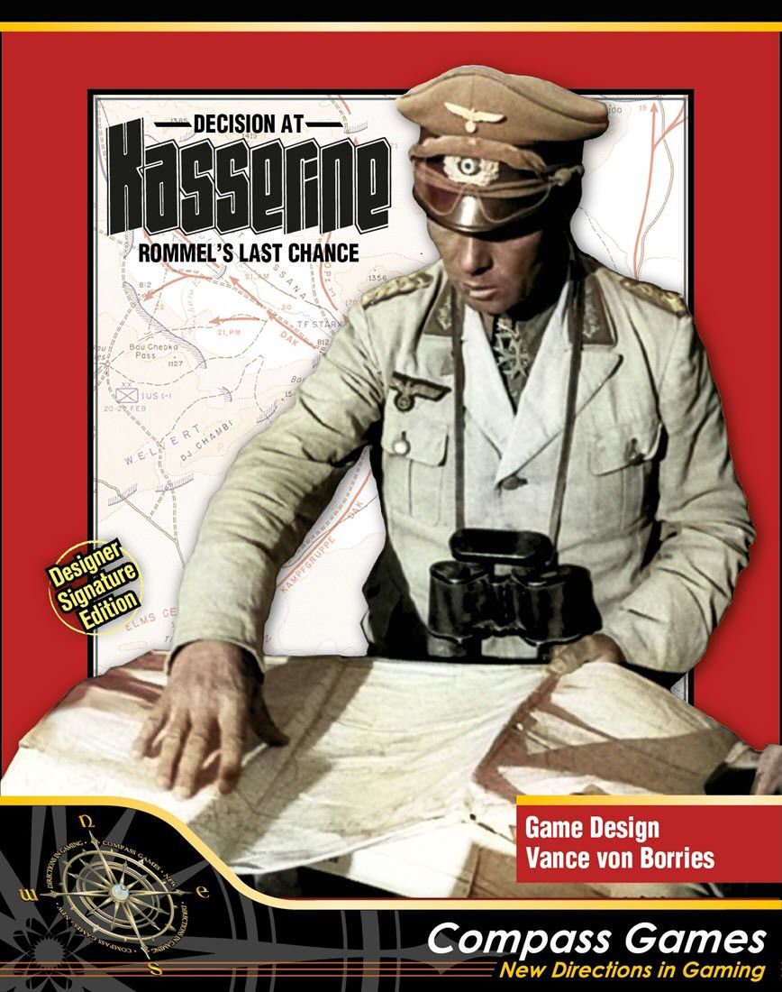 Coperta Decision at Kasserine: Rommel's Last Chance – Designer Signature Edition