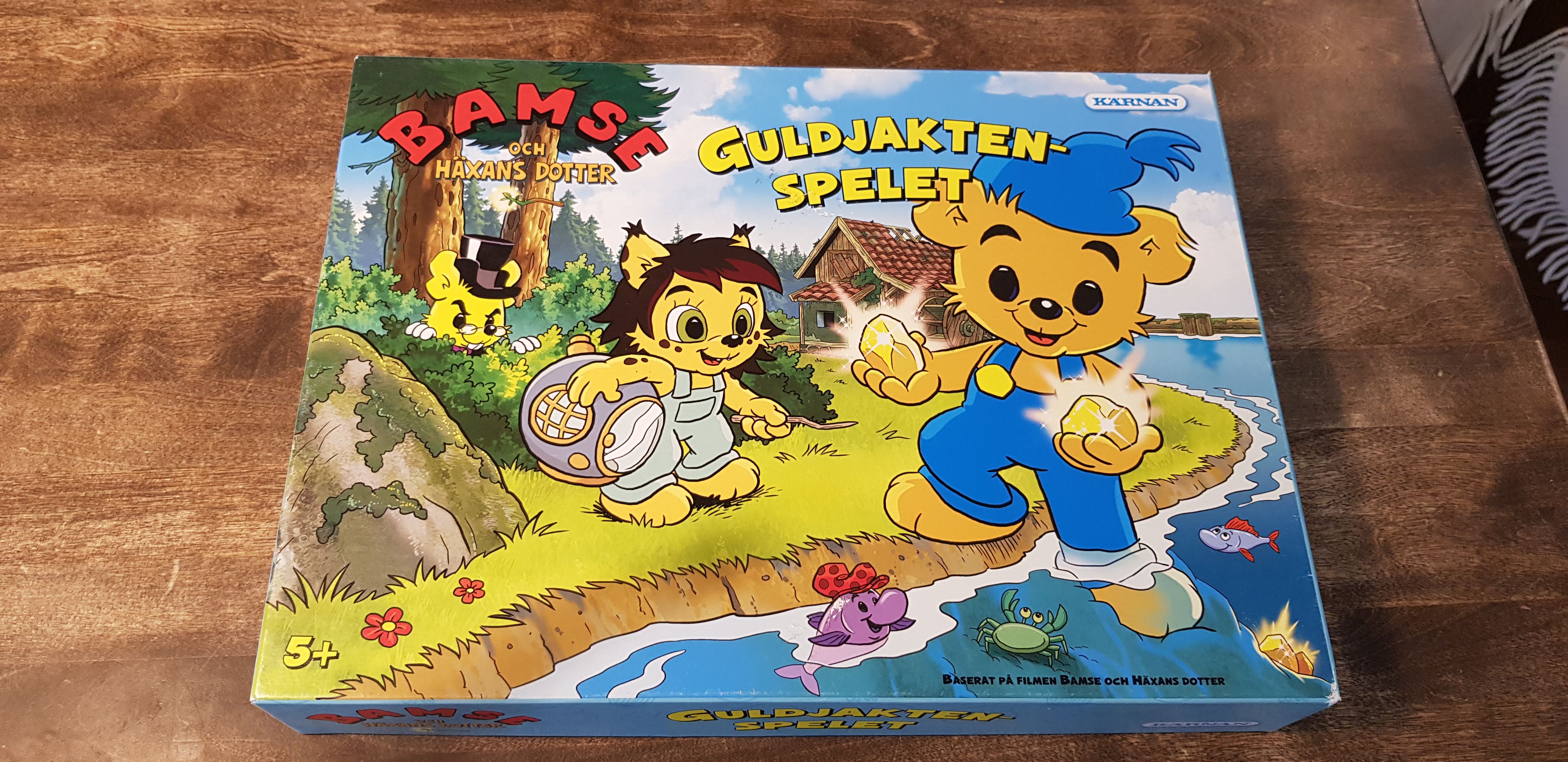 Bamse och häxans dotter: Guldjaktenspelet box art