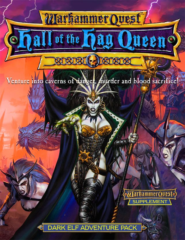 Hall of the Hag Queen (fan expansion for Warhammer Quest) box art