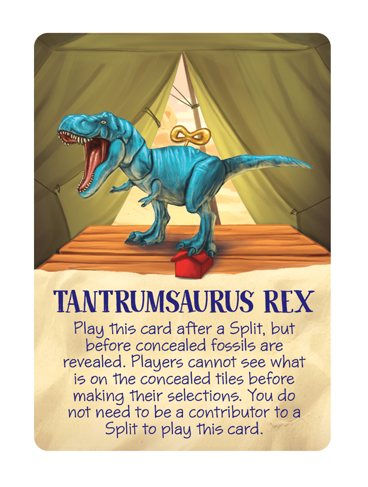 Jurassic Parts: Tantrumsaurus Rex Promo Card doboz
