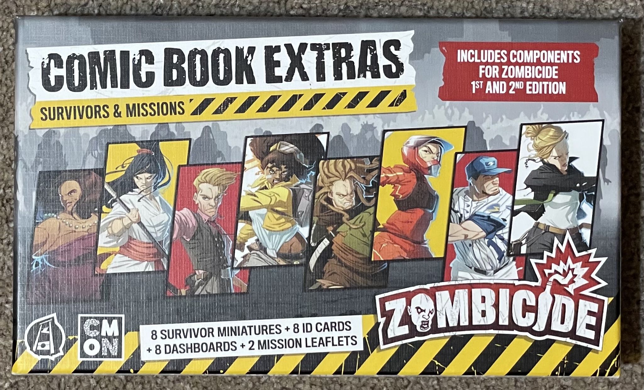 Zombicide Survivor: CMON Comics – Vol. 1 extras box art