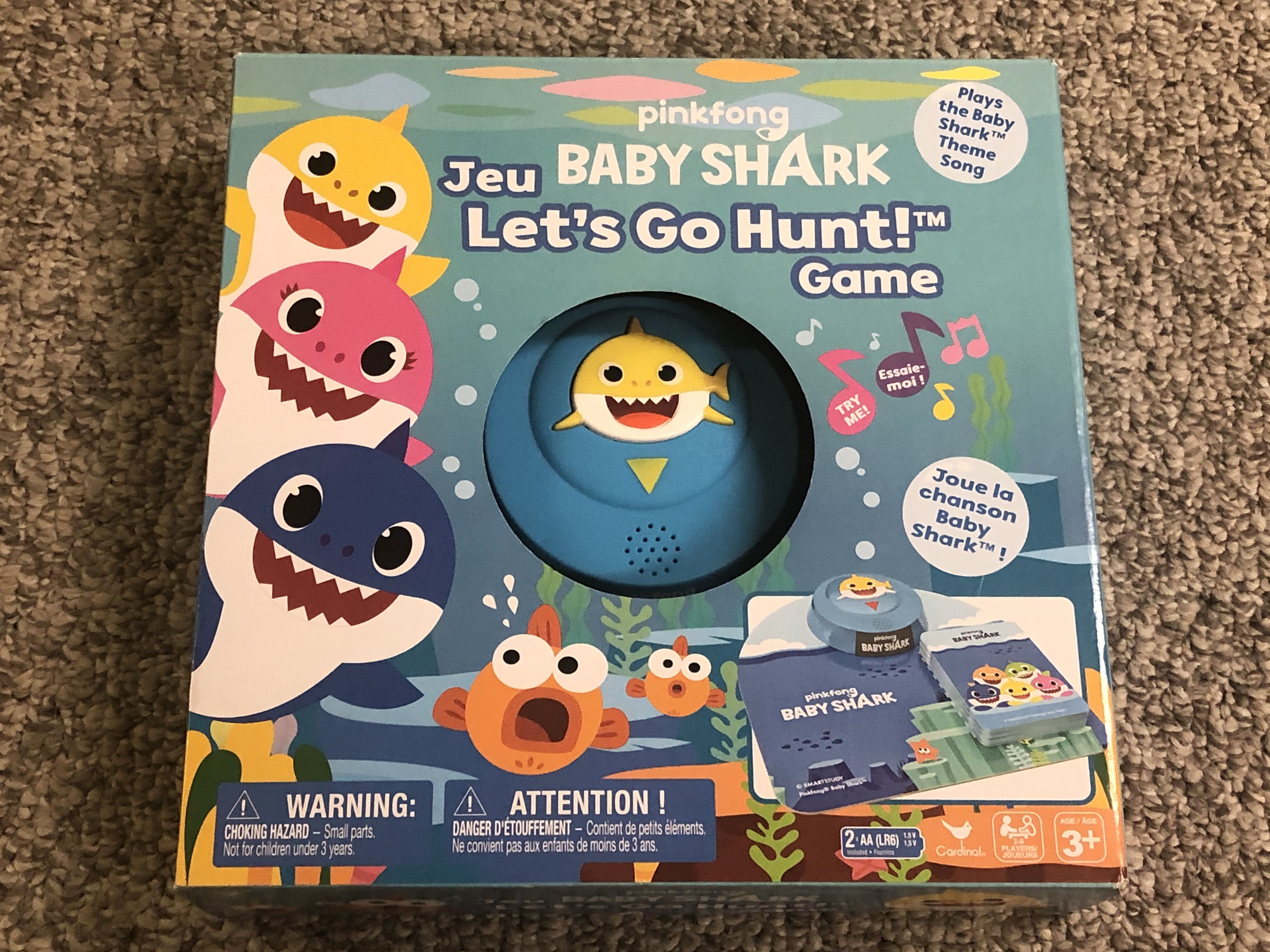 Baby Shark Let's Go Hunt Game doboz