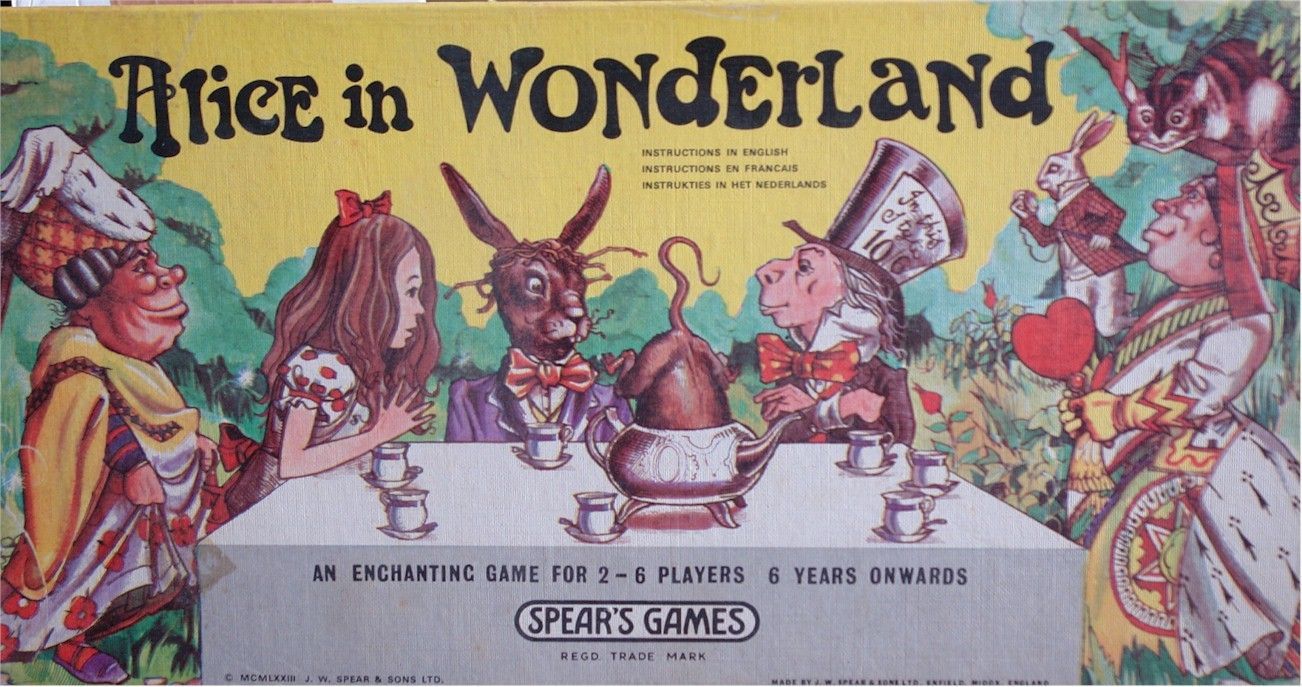 Alice in Wonderland doboz
