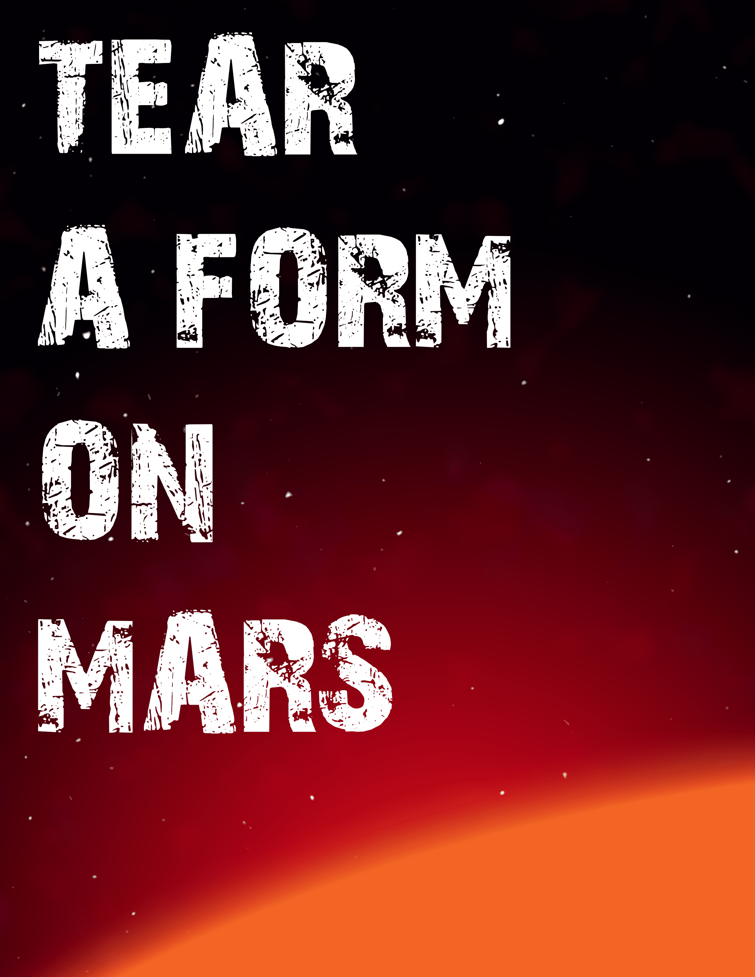 Coperta Tear-a-Form on Mars