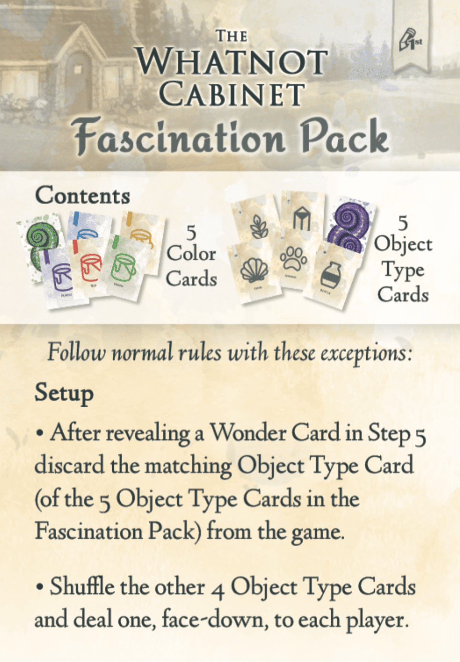 Coperta The Whatnot Cabinet: Fascination Pack Mini-Expansion