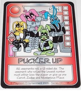 Coperta Killer Bunnies and the Quest for the Magic Carrot: Pucker Up Promo Card