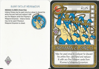 Killer Bunnies and the Quest for the Magic Carrot: Indiana Clones Promo Card