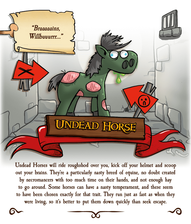 Munchkin Dungeon: Undead Horse box art