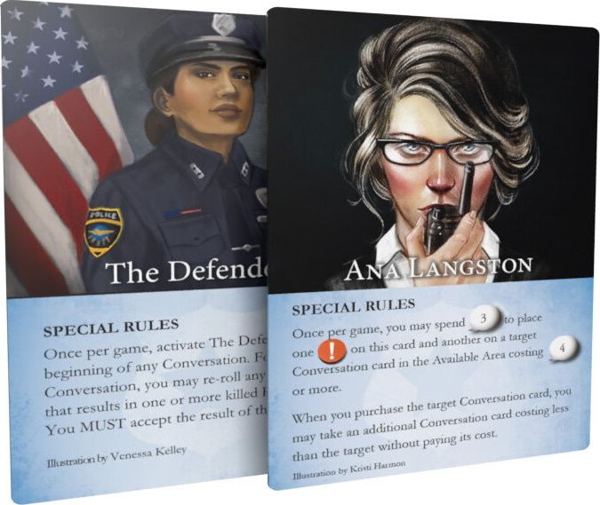 Hostage Negotiator: The Defender and Ana Langston Promo Cards box art