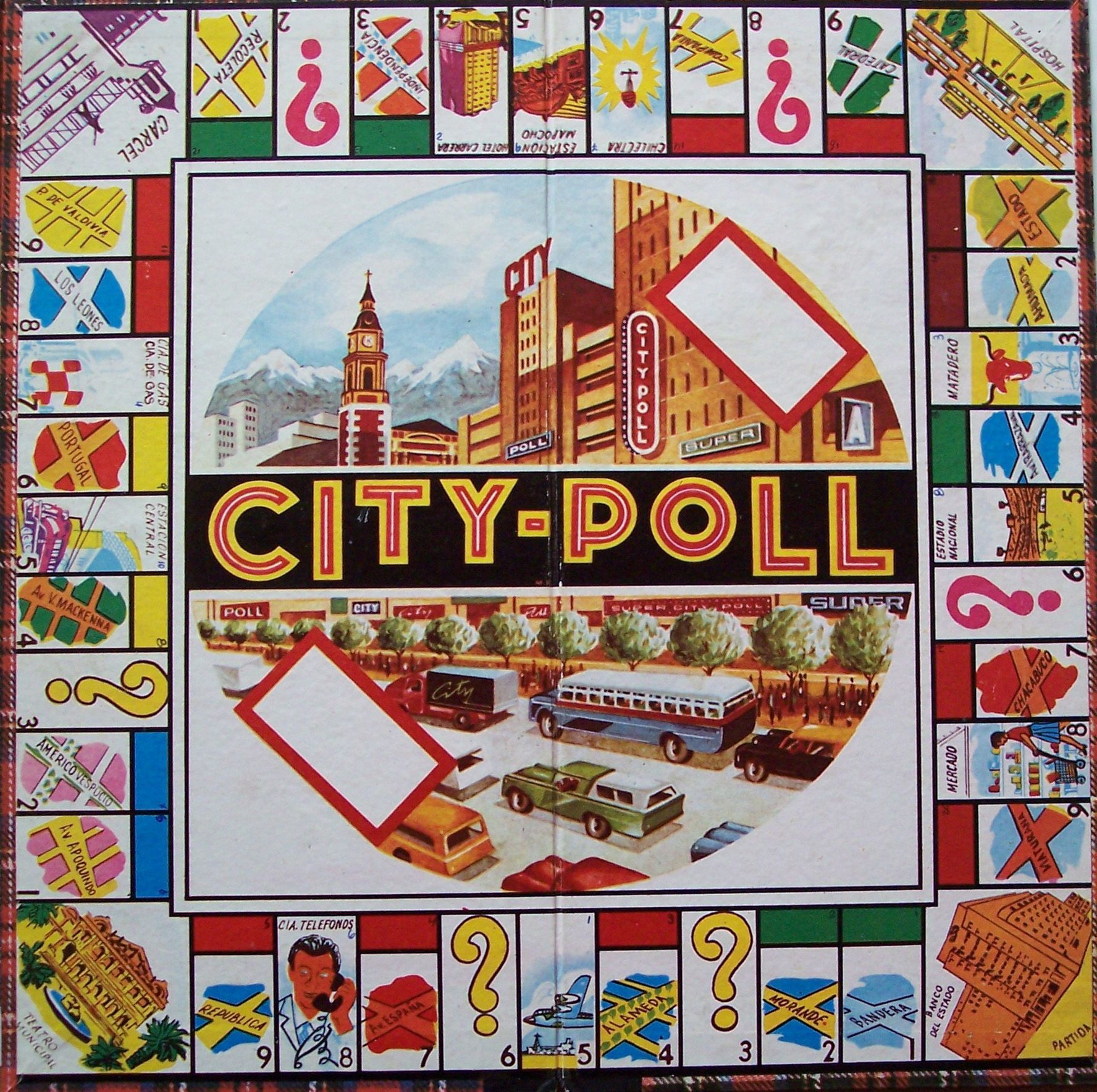 Monopoly: Santiago, Chile box art