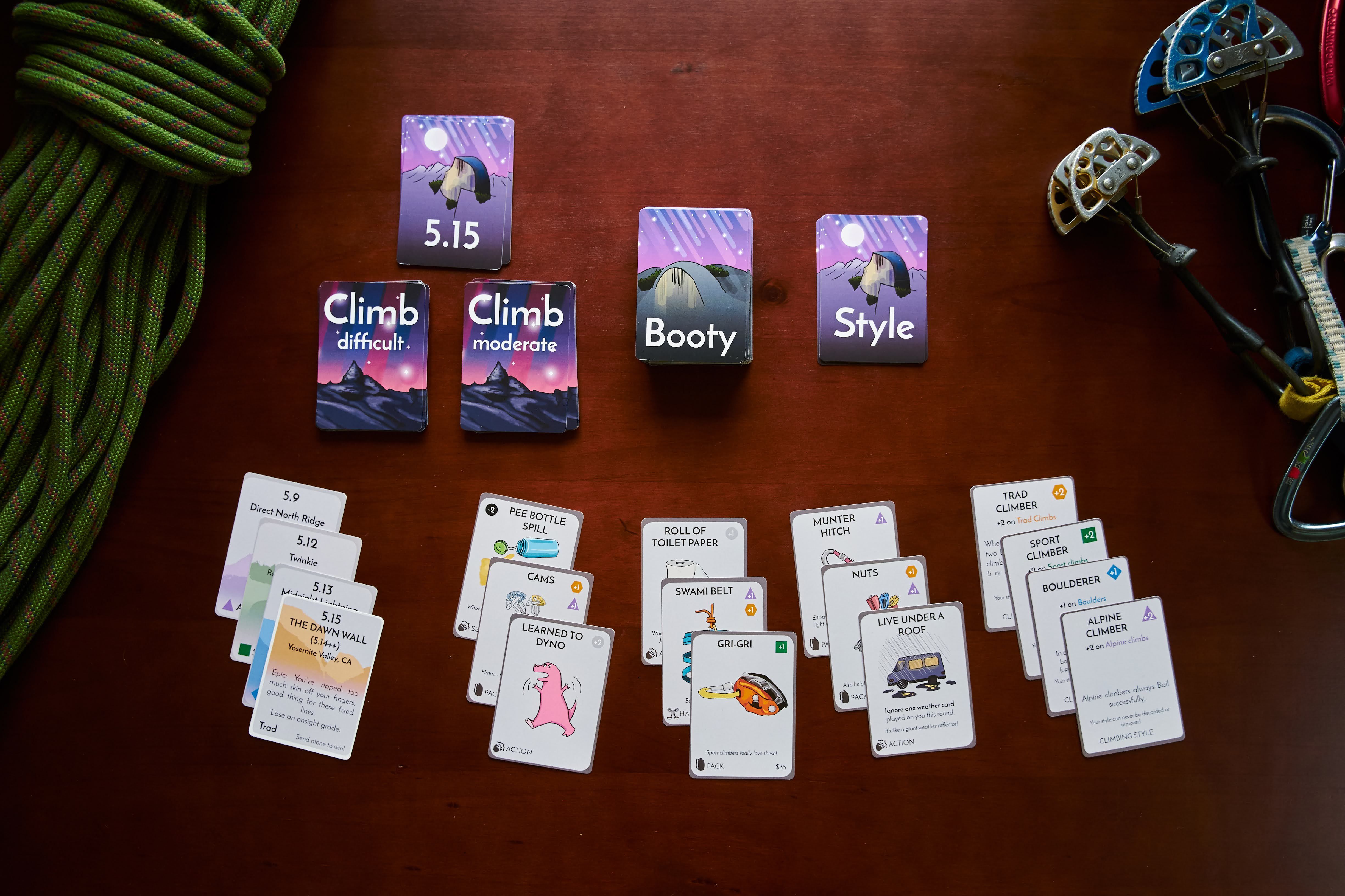 5.15: A Rock Climbing Card Game doboz