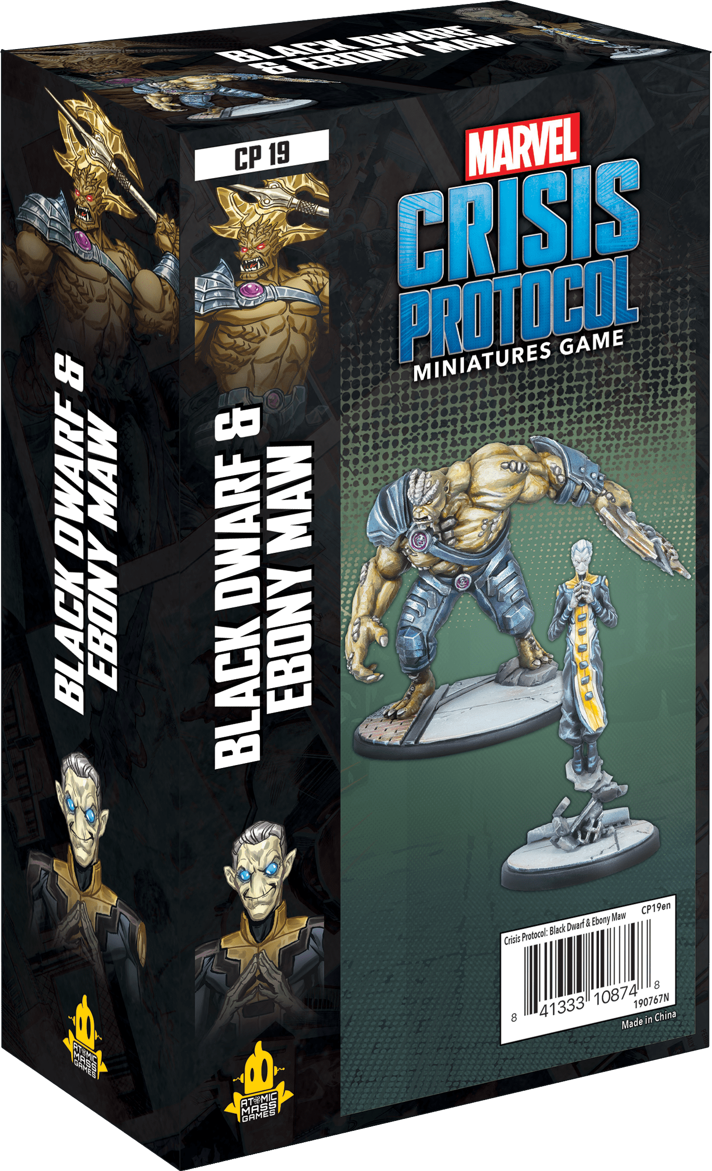 Marvel: Crisis Protocol – Black Dwarf & Ebony Maw doboz