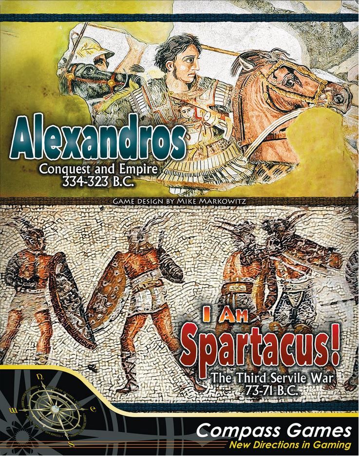 Alexandros and I Am Spartacus! doboz