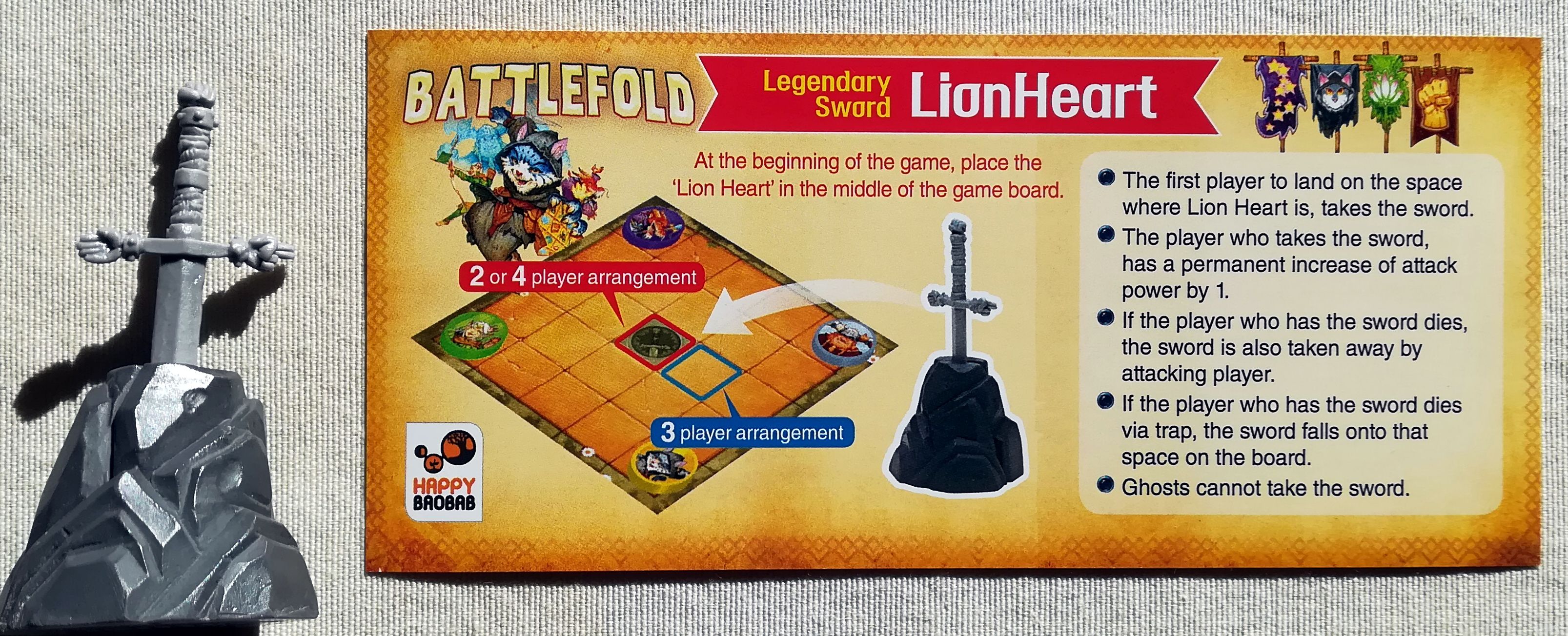 Battlefold: Lion Heart Legendary Sword box art