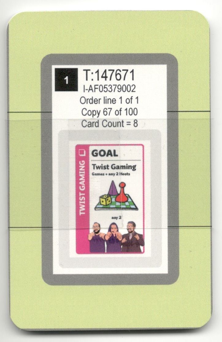 Fluxx: Twist Gaming Promo Cards box art