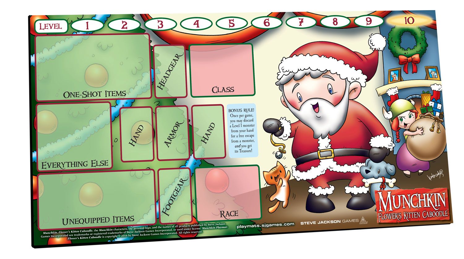 Munchkin: Playmat – Flower's Kitten Caboodle box art