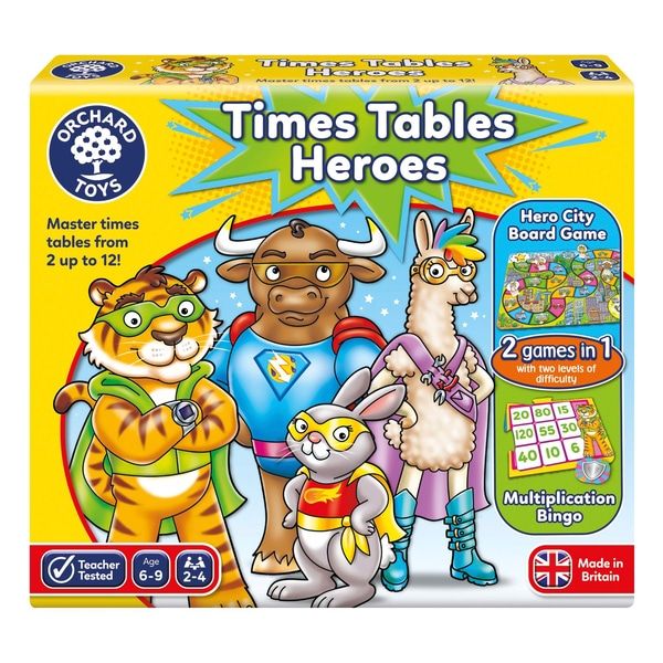 Times Table Heroes box art