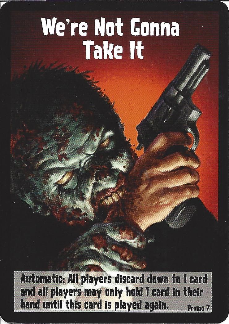 Zombies!!!: Were Not Gonna Take It Promo Card box art