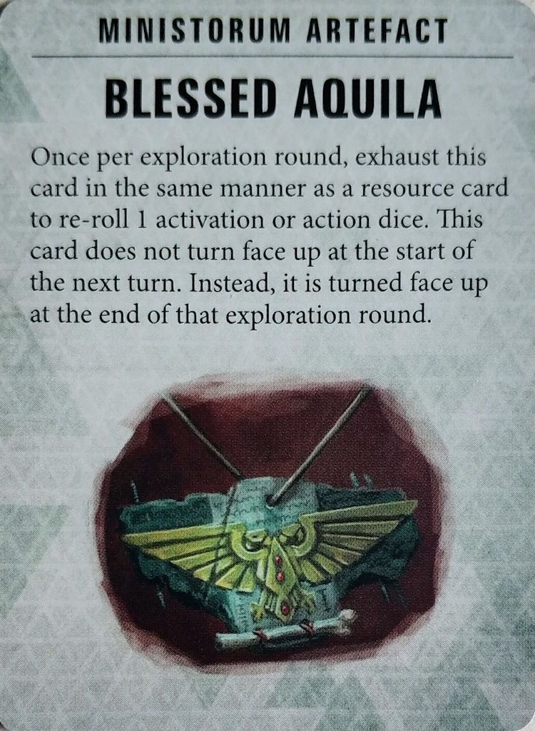 Warhammer Quest: Blackstone Fortress – Blessed Aquila Promo Card doboz